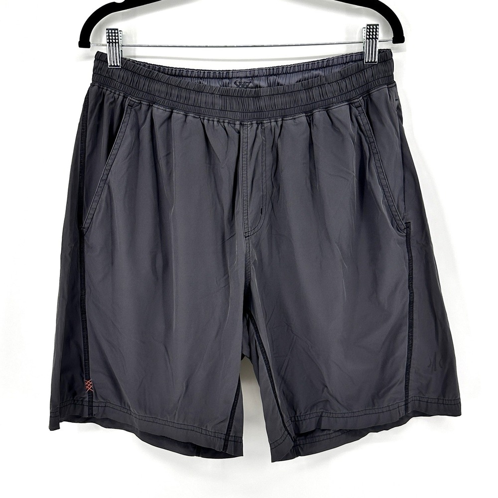 Rhone Athletic Shorts Mens XL Dark Gray Gym Performance Drawstring Athleisure